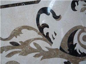 Water Jet Marble Medallion