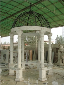 White Marble Column Gazebo White Marble Column Gazebo