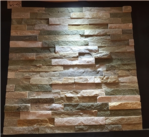 Ws-037 Dark Mixed Color Cultured Stone, Wall Cladding Ws-037 Dark Mixed Color Cultured Stone, Wall Cladding