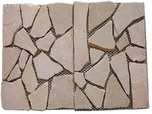 Yellow Sandstone Random Flagstone Mats Yellow Sandstone Random Flagstone Mats