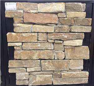 Yellow Slate Cement Wall Stone Cultured Stone Bss-017