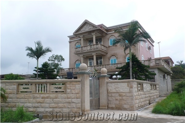 Colorful & Lowest Wall Stones, Granite Mushroom Stone