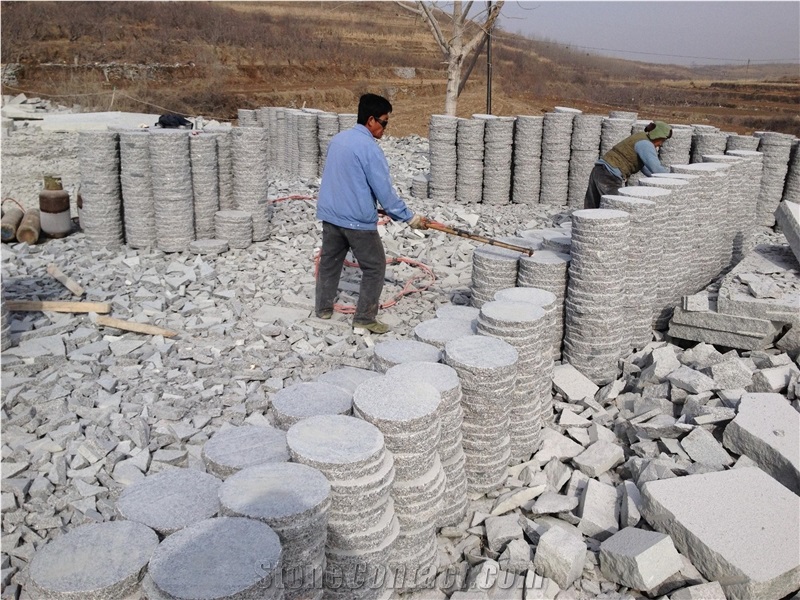 G341 Grey Granite Round Paving