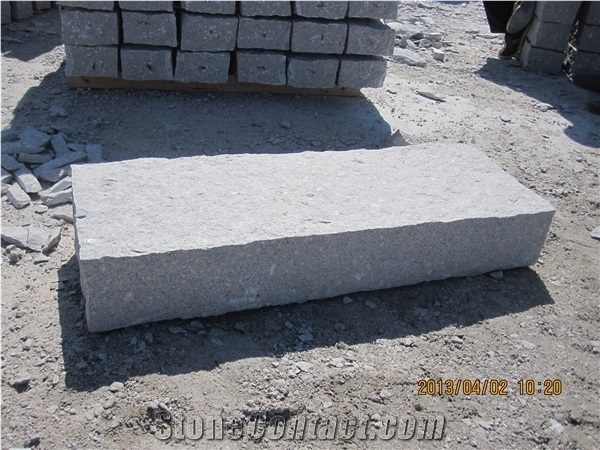 G375 Natural Split Block Step, G375 Granite Steps