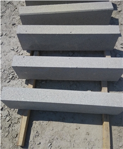 Granie Grey Kerbstones,Top Edge Beveled and Flamed