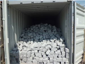 High Quality New G603 Granite Tumbled Cube Stone