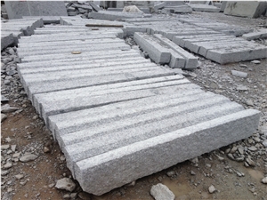 New G603 Finland Kerbstone V-Stone Natural Quality, Grey Granite Kerbs