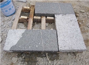 New G603 Granite Bush Hammered Slabs, China Grey Granite New G603 Granite Bush Hammered Slabs, China Grey Granite