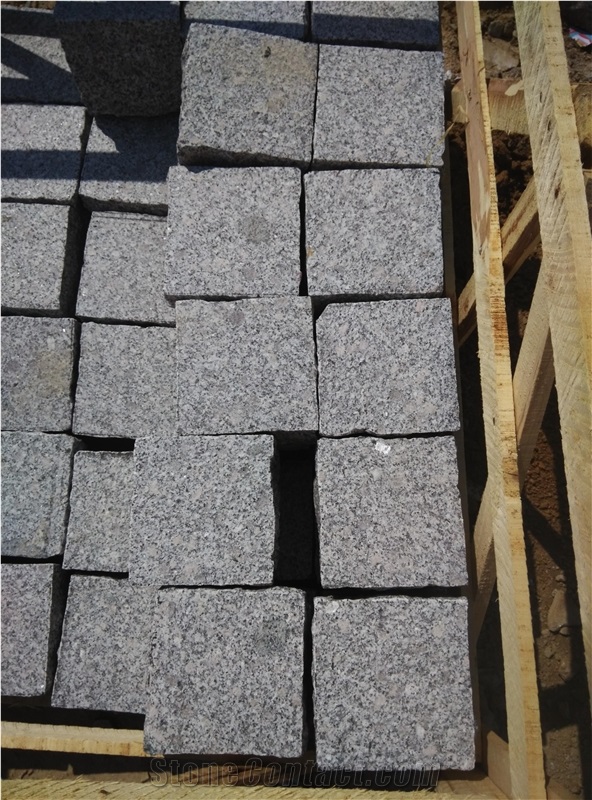 New G603 Granite Cubes,Grey Sawn&Flamed