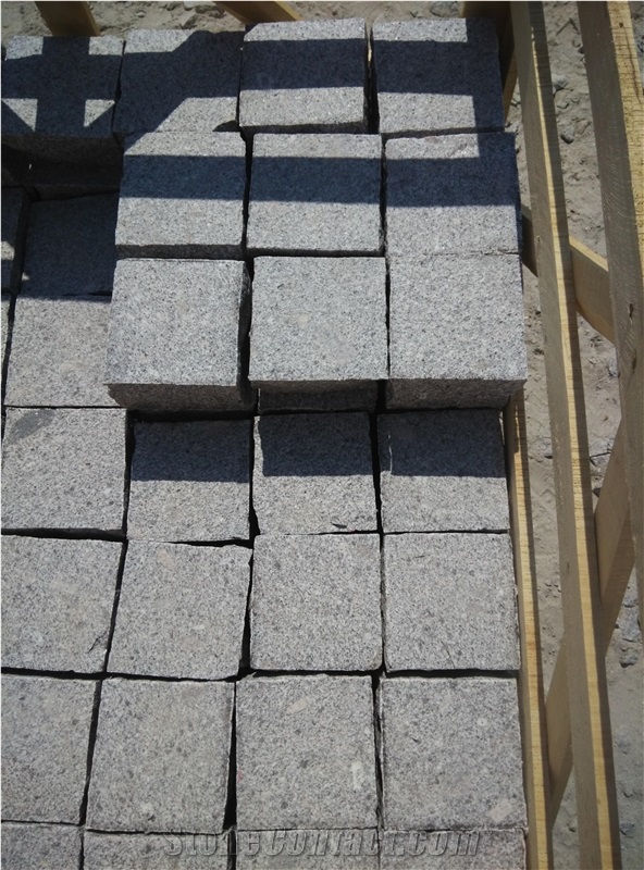 New G603 Granite Cubes,Grey Sawn&Flamed