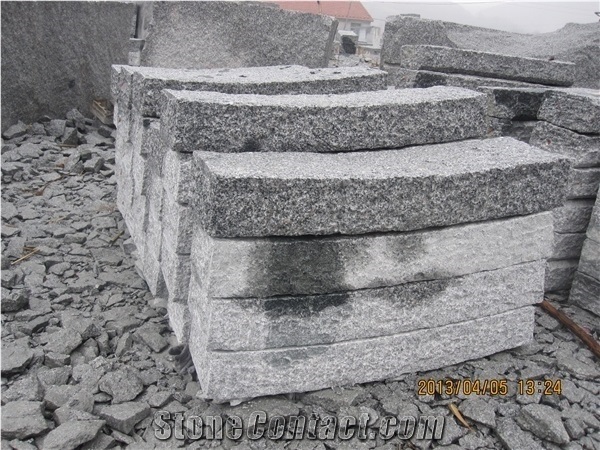 New G603 Granite Curbstone Radian Kerbs,Good Quality