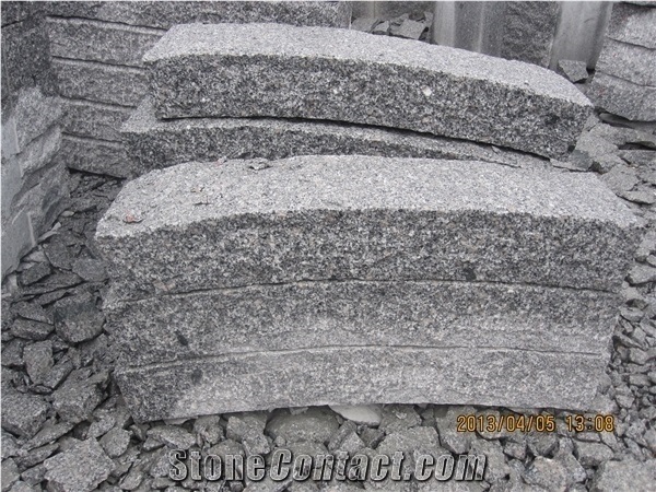 New G603 Granite Curbstone Radian Kerbs,Good Quality