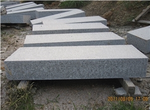 New G603 Granite Flamed Block Step, Grey Granite Steps