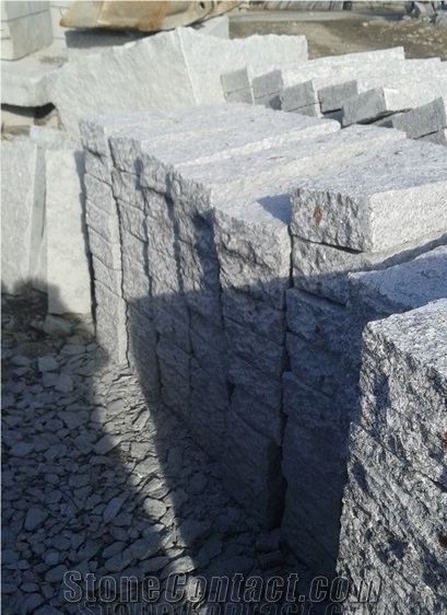 New G603 Granite Kerbstone with Natural Split, Grey Granite Kerbs