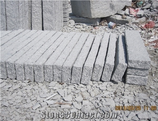 New G603 Granite Palisade,Two Sides Pineappled and Two Sides Bush Hammered