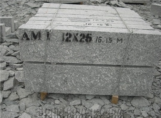 New G603 Grey Granite Kerb Stone B