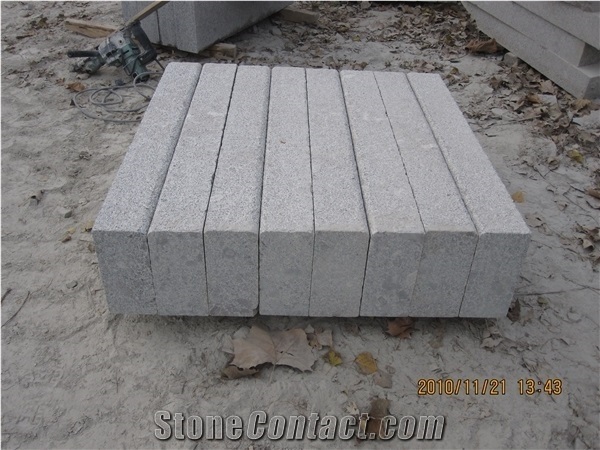 New G603 Grey Granite Kerb Stone B