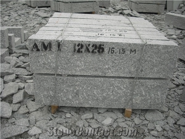 New G603 Grey Granite Kerb Stone B