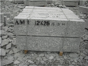 New G603 Grey Granite Kerb Stone B