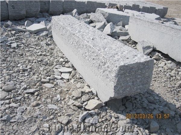 New G603 Kerbstone Bush Hammered Low Price, Grey Granite Kerbs