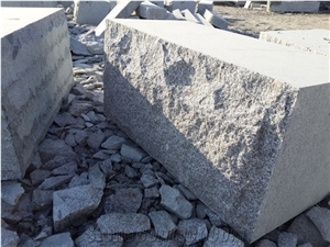New G603 Light Granite Mushroomed Wall Stone