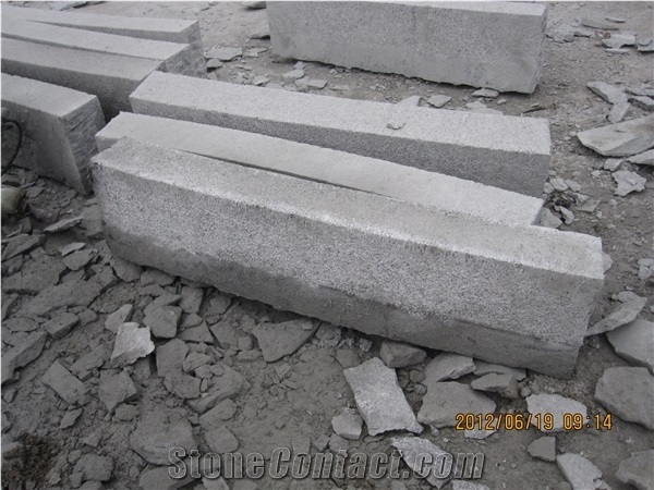 New G603 Light Grey Granite Kerb Stone Type