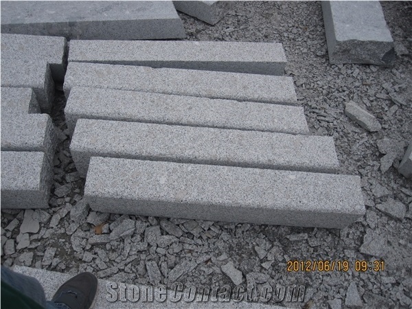 New G603 Light Grey Granite Kerb Stone Type