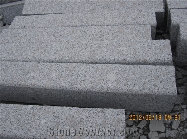 New G603 Light Grey Granite Kerb Stone Type