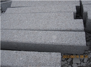 New G603 Light Grey Granite Kerb Stone Type