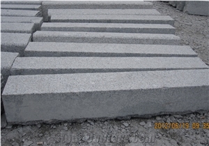 New G603 Light Grey Granite Kerb Stone Type