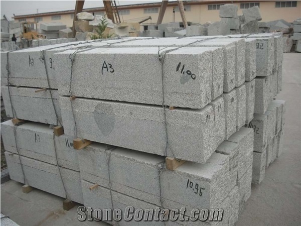 New G603 Type a Grey Granite Kerbs,Bush Hammered