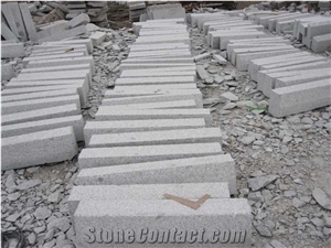 New G603 Type a Grey Granite Kerbs,Bush Hammered