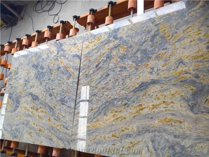 Azul Macauba Azul Bahia Blue Marble,Brazil Blue Marble Blue Slabs & Tiles