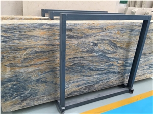 Azul Macauba Azul Bahia Blue Marble,Brazil Blue Marble Blue Slabs & Tiles
