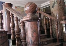 China Multicolor Red Granite Stairs & Steps