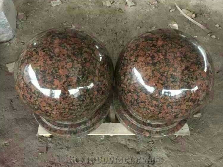 Baltic Brown Granite Parking Stone,Garden Decoration,Polished Finished Pedestrian Barriers