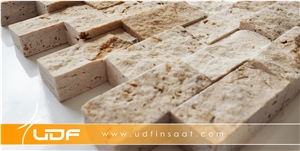 Scabas Travertine Split Face Mosaic