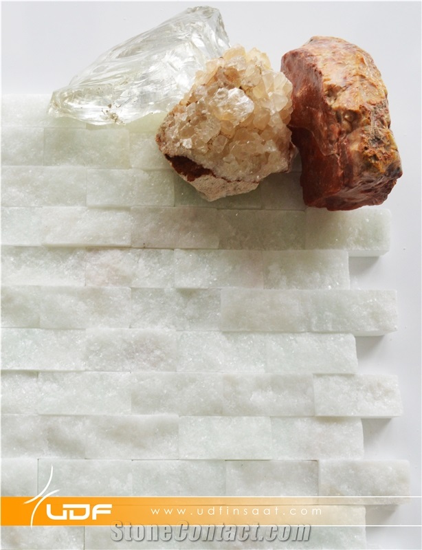 Usak White Split Face Mocaic