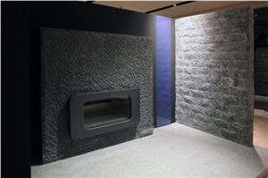 Lsn005-3d Black Marseille Limestone Mosaic