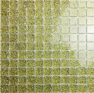 Pf107 Gold Diamond Mirror Glass Mosaic Plating Glass Mosaic Pf107 Gold Diamond Mirror Glass Mosaic Plating Glass Mosaic