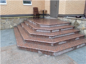 Granite Steps Zhadkivske Rosa Raveno