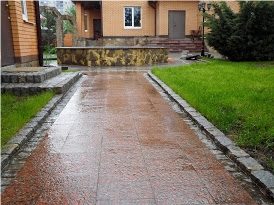 Grey Ukraine Granite Kerbstone 200*100*100 Cut and Chiseled
