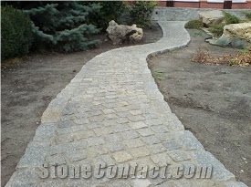 Grey Ukraine Granite Kerbstone 200*100*100 Cut and Chiseled