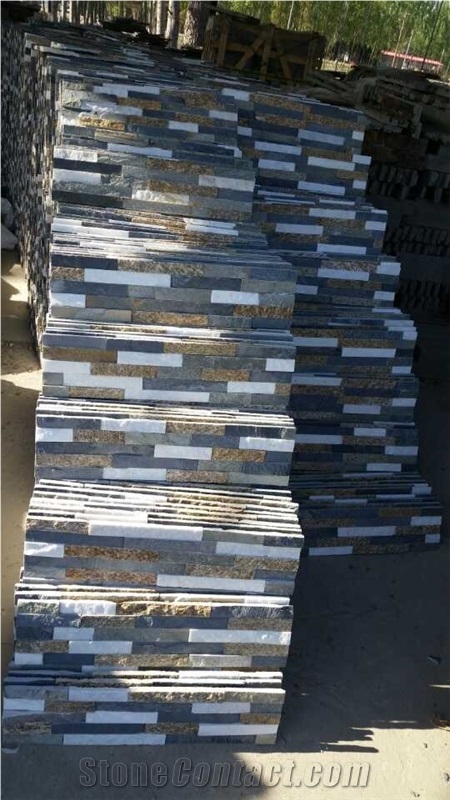 Green Stacked Stone Veneer