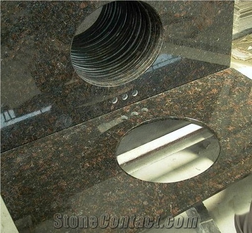 Tan Brown Granite Bathroom Countertops,Indian Brown Granite Wall Tiles,Polished Flooring