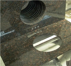Tan Brown Granite Bathroom Countertops,Indian Brown Granite Wall Tiles,Polished Flooring