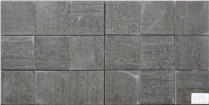 China Black Mable Mosaic Manufacture Square Hy-88