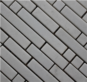 China Crystal White Marble Mosaic Quarry Owned A120pg-1