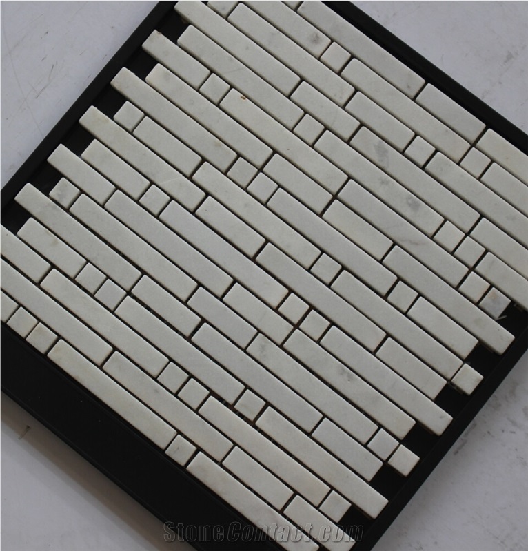 China Crystal White Marble Mosaic Quarry Owned A120pg-1