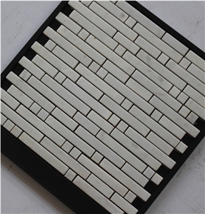China Crystal White Marble Mosaic Quarry Owned A120pg-1